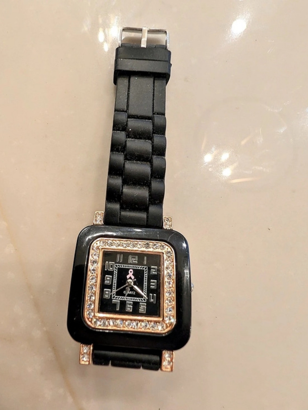 BC5810R Black Rose Gold-Tone Watch